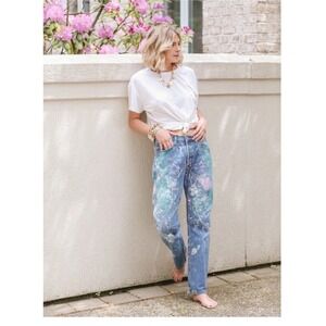 💜Free‎ People Rialto Jeans Project Levis 501 28x32 Paint Splatter Button Fly